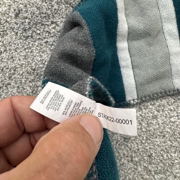 Philadelphia Eagles NFL FOCO Big Logo Reversible Scarf Winter - Picture 6 of 7